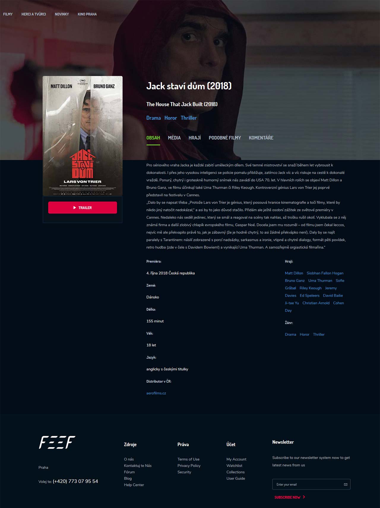 feef - databáze filmu a seriálů
