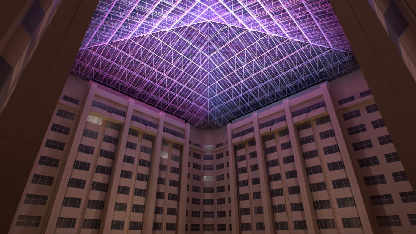 Hotel Hilton Lobby Atrium
