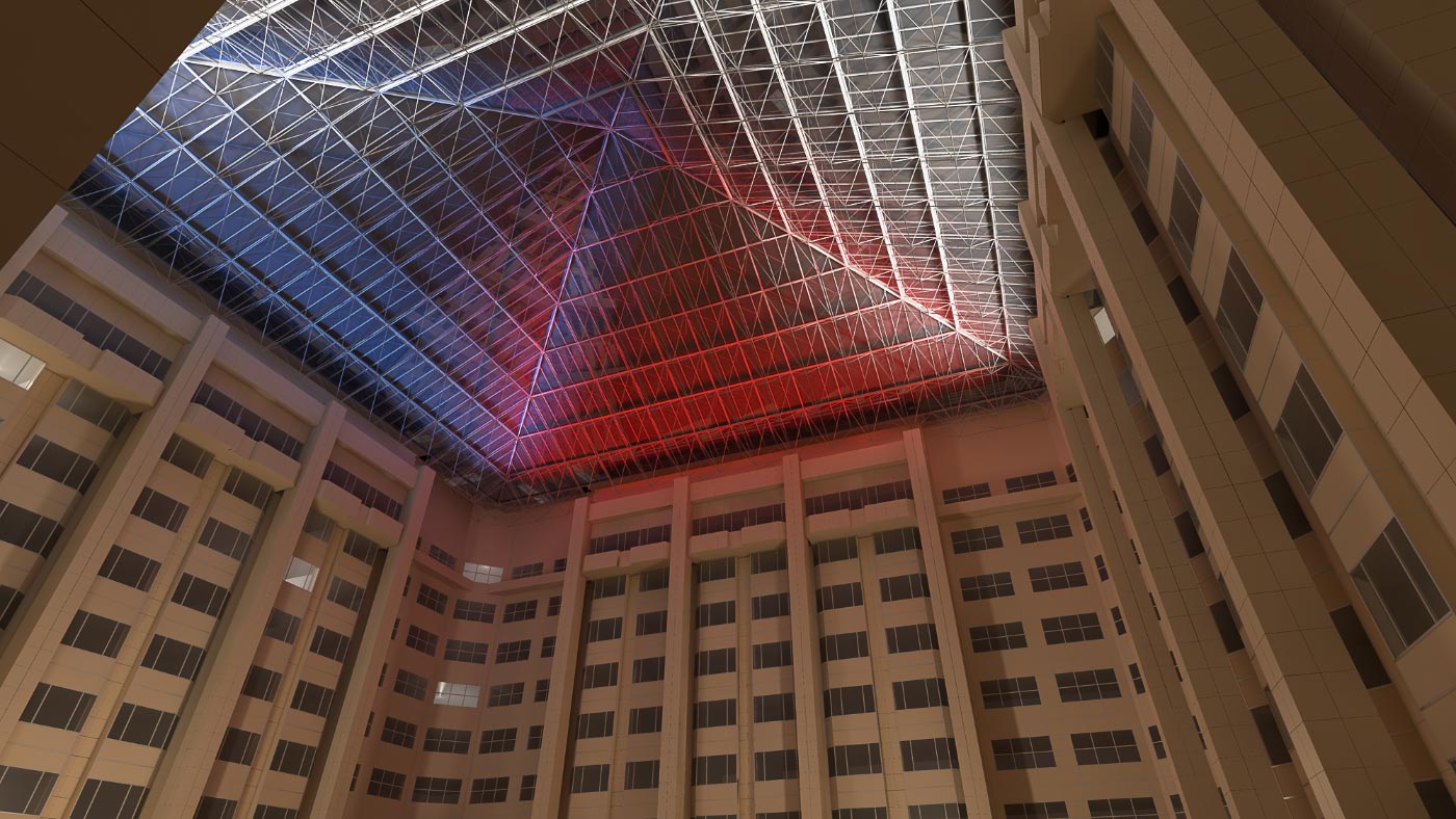 Hotel Hilton Lobby Atrium
