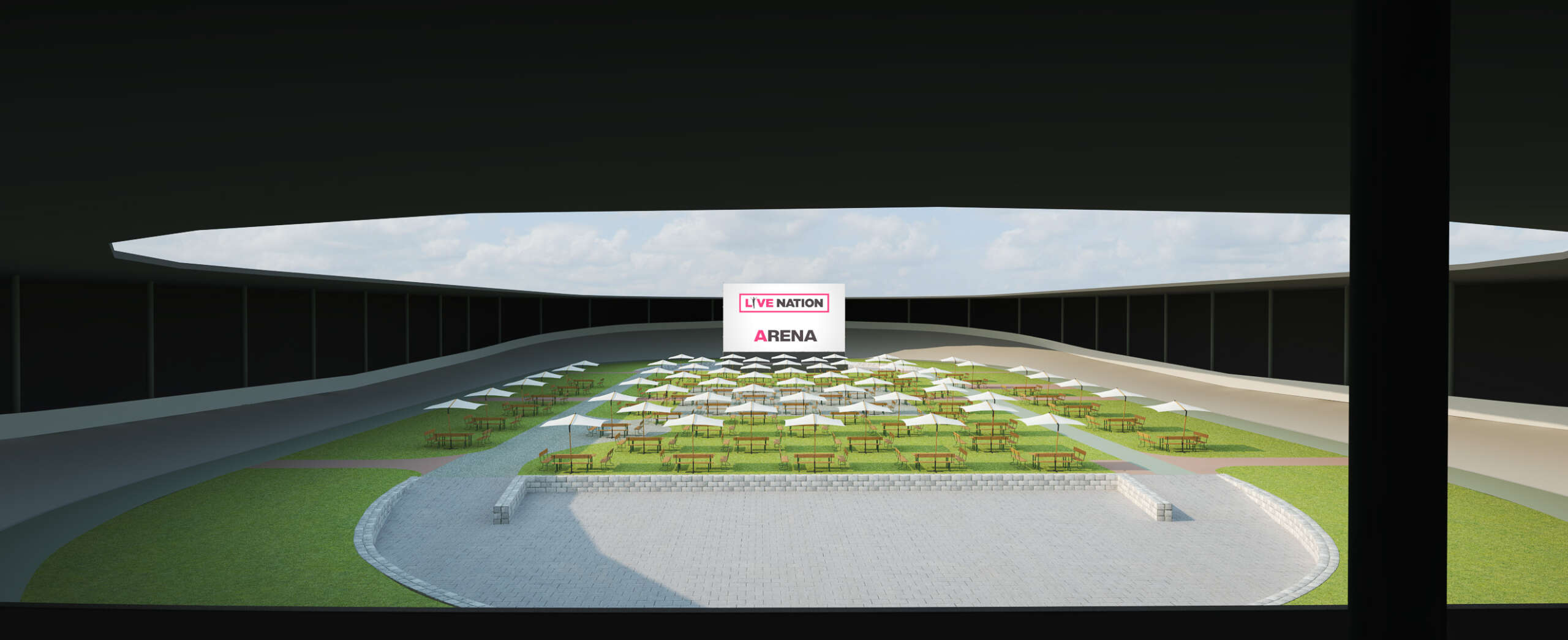 Vizualizace Velodrom Brno