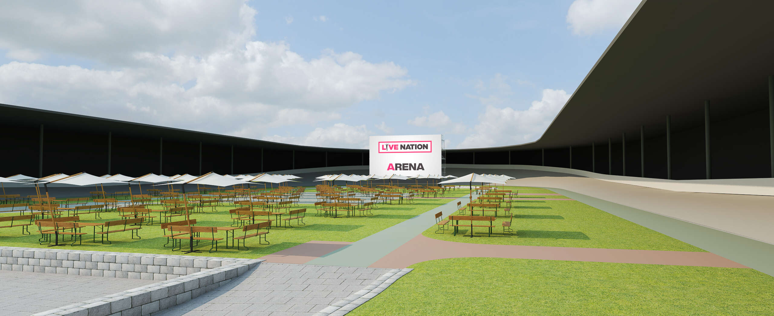 Vizualizace Velodrom Brno
